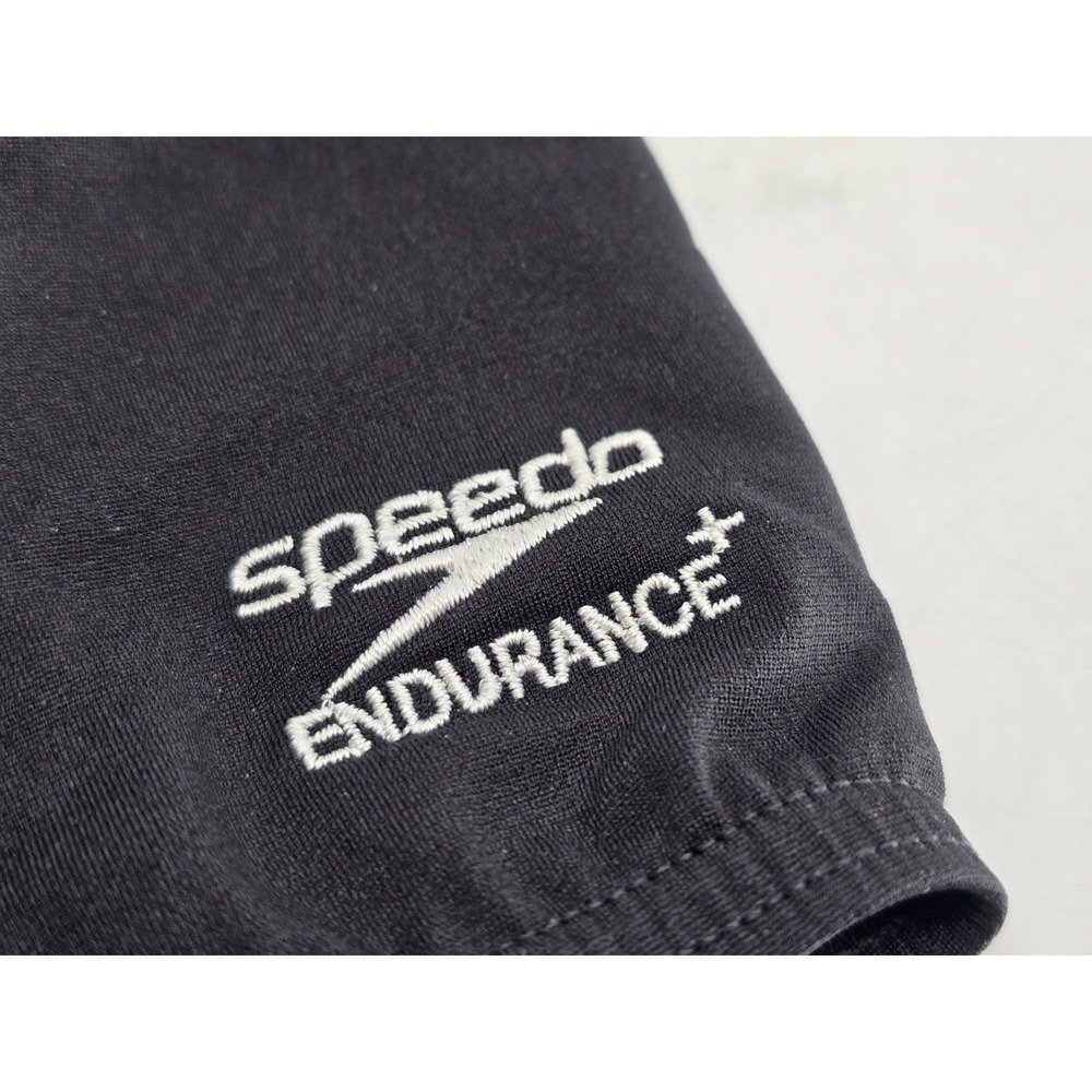 NWT Speedo Boy's Swimsuit Jammer Endurance+ - Black - Size 24 Youth - Picture 2 of 8